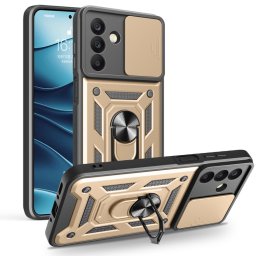 RING KAMERA Borító tartóval Samsung Galaxy A26 5G aranyhoz