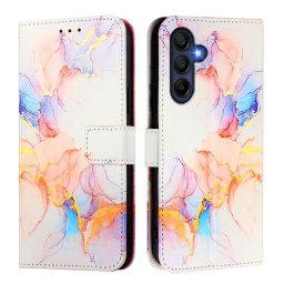 ART MARBLE Tárcahuzat a Samsung Galaxy A26 WHITE NARANCS