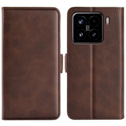 SIDE pénztárca tok Xiaomi 15-höz sötétbarna