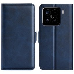 SIDE pénztárca tok Xiaomi 15 kék színhez