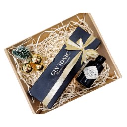 Karácsonyi Mini Hendricks gin és gin tonik csokoládé szett