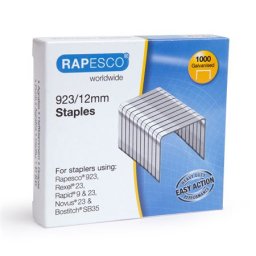 RAPESCO Tűzőkapocs, 23/12, horganyzott, RAPESCO