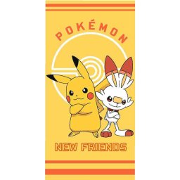 Pokémon New Friends fürdőlepedő, strand törölköző 70x140cm