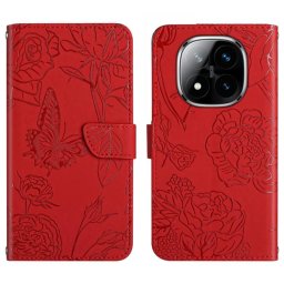 ART BLOSSOM Tárcatáska Xiaomi-hoz Redmi Note 14 Pro piros