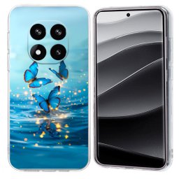 ART TPU Védőburkolat: Xiaomi Redmi Note 14 Pro 5G BLUE BUTTERFLIES
