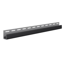 Perforált lambéria J-szegő PVC, grafit, 3,05 m
