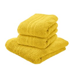 COMFORT sárga 2db fürdőlepedő 70x140 cm, 100% pamut
