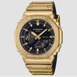 Casio G-Shock Fine Metallic Series, férfi karóra - 44 mm - (GM-2100YMG-9AER)