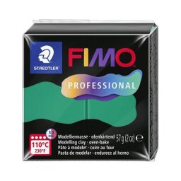 FIMO Gyurma, 57 g, égethető, FIMO "Professional", zöld