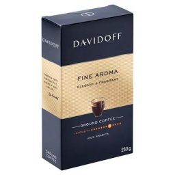 DAVIDOFF Kávé, pörkölt, őrölt, 250 g, DAVIDOFF "Fine Aroma"