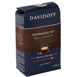 DAVIDOFF Kávé, pörkölt, szemes, 500 g, DAVIDOFF "Espresso 57"