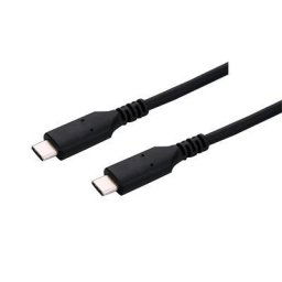 C-TECH USB 4.0, C-típusú (CM/CM), PD 100W, 40Gbps, 1m, fekete