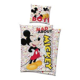 Disney Mickey Mad ágyneműhuzat 140×200cm, 70x90 cm