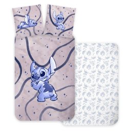 Disney Lilo és Stitch, A csillagkutya Galactic ágyneműhuzat 140×200cm, 70×90 cm