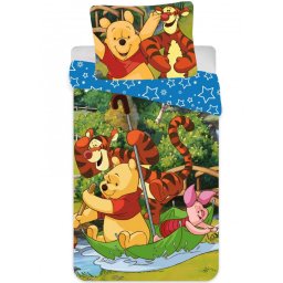 Disney Micimackó gyerek, ovis ágyneműhuzat 90×140cm, 40×55 cm