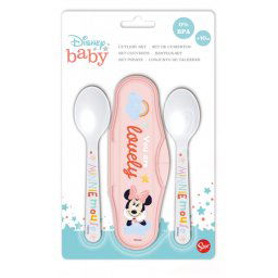 Disney Minnie Ooh Lala! baba utazó evőeszköz készlet