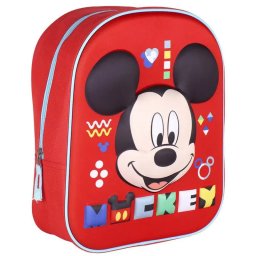 Disney Mickey Red Magic 3D hátizsák, táska 31 cm