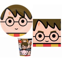 Harry Potter Graphic party szett 32 db-os 23 cm-es tányérral