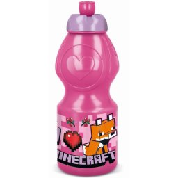 Minecraft Girls műanyag sportkulacs 400 ml