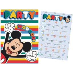 Disney Mickey Woohoo party meghívó