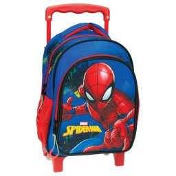 Pókember Blue gurulós ovis hátizsák, táska 30 cm