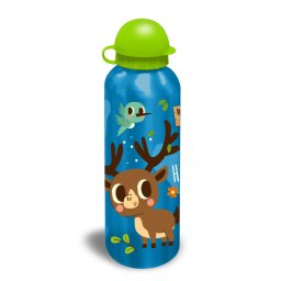Állatos Into the Forest Blue alumínium kulacs ivókupakkal 500 ml