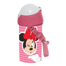 Disney Minnie Wink műanyag szívószálas kulacs akasztóval 500 ml