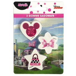 Disney Minnie Chic forma radír szett 3 db-os