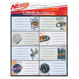 Nerf Player füzetcímke 16 db-os