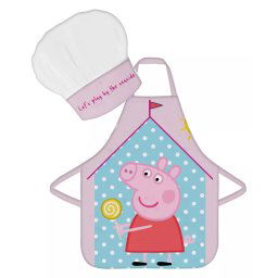Peppa malac House gyerek kötény 2 darabos szett