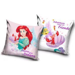 Disney Hercegnők Discover párnahuzat 40x40 cm Velúr