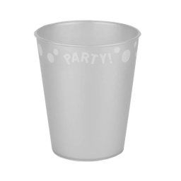 Silver, Ezüst micro prémium műanyag pohár 250 ml