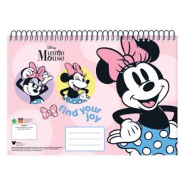 Disney Minnie Joy A/4 spirál vázlatfüzet 30 lapos
