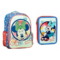 Disney Minnie iskolatáska és tolltartó szett boho 2 db-os