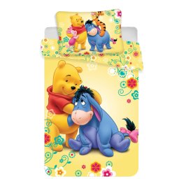 Disney Micimackó Eeyore gyerek, ovis ágyneműhuzat 100×135 cm, 40×60 cm