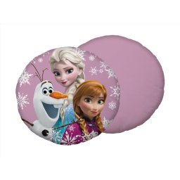 Disney Jégvarázs Pink formapárna, díszpárna 35 cm