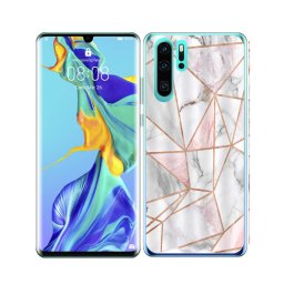 PROTEMIO MY ART Védőtok Huawei P30 Pro PINK MARBLE (143)