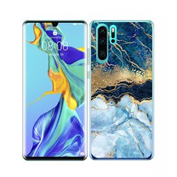 PROTEMIO MY ART Védőburkolat Huawei P30 Pro BLUE MARBLE (141)
