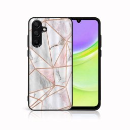 PROTEMIO MY ART Védőburkolat a Samsung Galaxy A55 5G-hez PINK MARBLE (143)