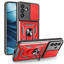 RING KAMERA Borító tartóval Samsung Galaxy A56 piros