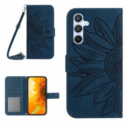 ART SUNFLOWER Pénztárca tok húzózsinórral Samsung Galaxy A36 kék