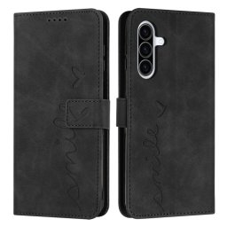 ART SMILE Pénztárca tok pánttal Samsung Galaxy A36 fekete