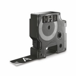 DYMO Feliratozógép szalag, 19 mm x 7m DYMO "D1", fekete-fehér