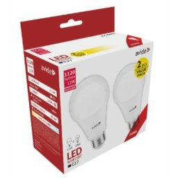 Avide LED Globe Twin Pack A60 12W E27 WW 3000K, 1120 lumen (K)
