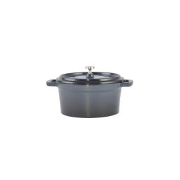 Perfect Home Lábas + fedő mini 14cm zománcozott öntöttvas acélkék 28110
