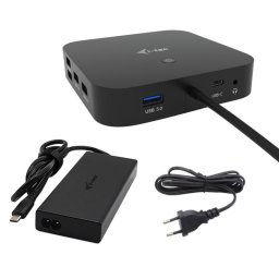 I-tec USB-C HDMI Dual DP dokkolóállomás Power Delivery 100 W i-tec univerzális töltő 112 W