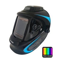 WH-JS-30-800H TRUE COLOR automata hegesztőpajzs LED világítással, ventilátorral és óriás látómezővel