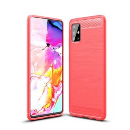 FLEXI TPU burkolat Samsung Galaxy A51 piros
