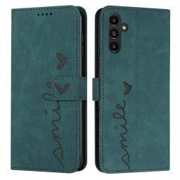 ART SMILE Pénztárca huzat kábellel Samsung Galaxy A34 5G zöld