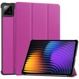 LEATHER Csuklós burkolat Xiaomi Pad 7 / Pad 7 Pro lila színhez